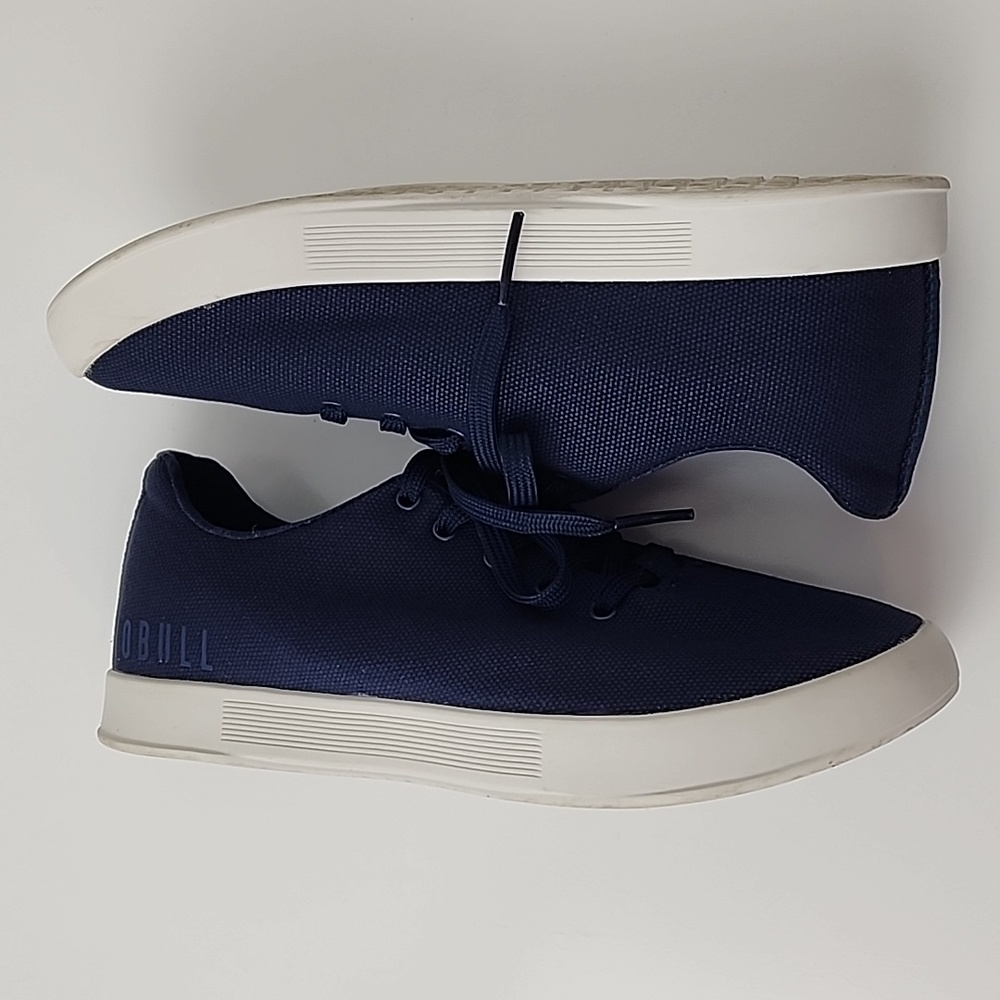 NOBULL Canvas Unisex Trainer Sneakers Navy - Picture 4 of 16